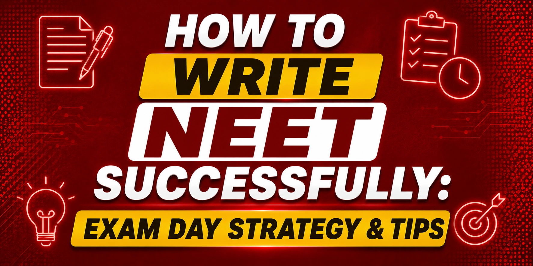 How to Write NEET Successfully: Complete Exam Day Strategy & Tips for Medical Aspirants